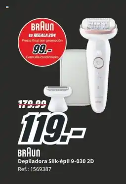 MediaMarkt BRAUN Depiladora Silk-épil 9-030 2D oferta