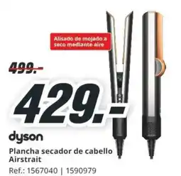 MediaMarkt DYSON Plancha secador de cabello Airstrait oferta