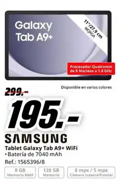 MediaMarkt SAMSUNG Tablet Galaxy Tab A9+ WiFi oferta