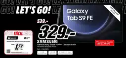 MediaMarkt SAMSUNG Tablet Galaxy Tab S9 FE WiFi + Incluye S Pen oferta
