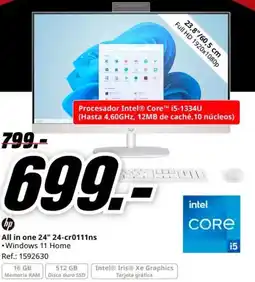 MediaMarkt HP All in one 24" 24-cr0111ns oferta
