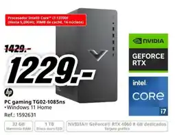 MediaMarkt HP PC gaming TG02-1085ns oferta