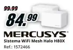 MediaMarkt MERCUSYS Sistema WiFi Mesh Halo H80X oferta