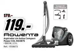 MediaMarkt ROWENTA Aspirador sin bolsa Compact Power XXL RO4B75 oferta