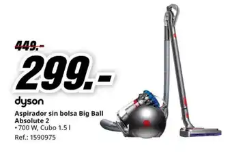 MediaMarkt DYSON Aspirador sin bolsa Big Ball oferta