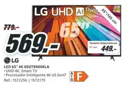 MediaMarkt LG LED 65" 4K 65UT80006LA oferta