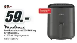 MediaMarkt MOULINEX Freidora de aire EZ245H Easy oferta
