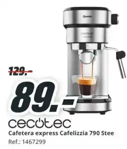 MediaMarkt CECOTEC Cafetera express Cafelizzia 790 Stee oferta