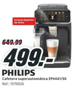 MediaMarkt PHILIPS Cafetera superautomática EP4441/50 oferta