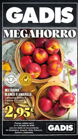 Gadis Nectarina blanca o amarilla oferta
