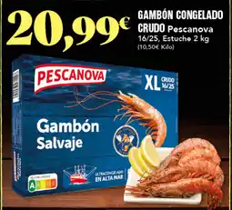 Gadis PESCANOVA Gambón congelado crudo oferta