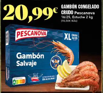 Gadis PESCANOVA Gambón congelado crudo oferta