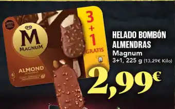 Gadis MAGNUM Helado bombón almendras oferta