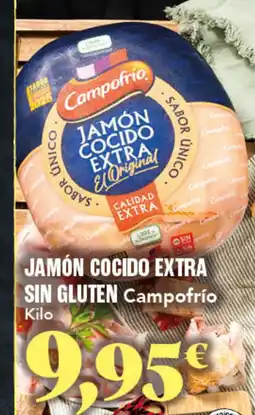 Gadis CAMPOFRIO Jamón cocido extra sin gluten oferta