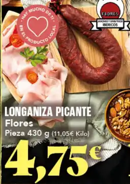 Gadis Longaniza picante oferta