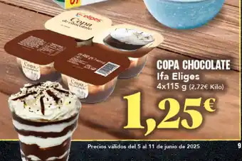 Gadis IFA ELIGES Copa chocolate oferta