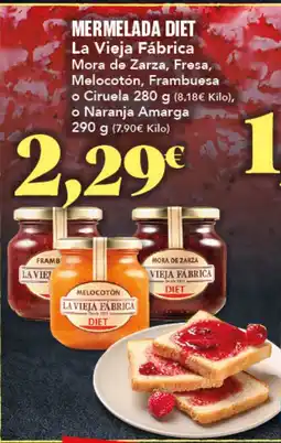 Gadis LA VIEJA FÁBRICA Mermelada diet oferta