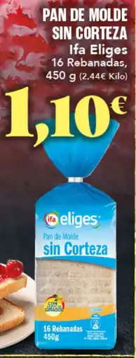 Gadis IFA ELiGES Pan de molde sin corteza oferta