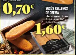 Gadis Susús rellenos de crema oferta