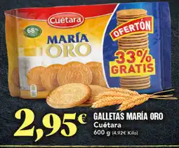 Gadis CUETARA Galletas maria oro oferta