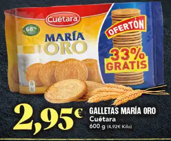 Gadis CUETARA Galletas maria oro oferta