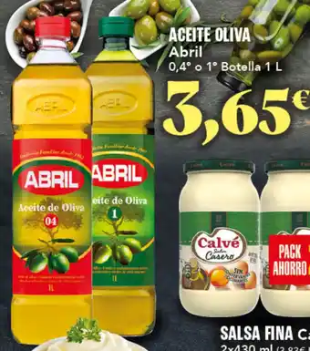 Gadis ABRIL Aceite oliva oferta