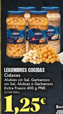 Gadis CIDACOS Legumbres cocidas oferta