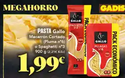 Gadis GALLO Pasta oferta
