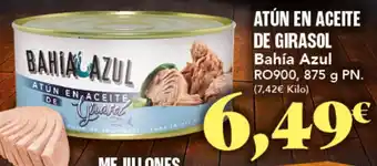 Gadis BAHIALAZUL Atun en aceite de girasol oferta