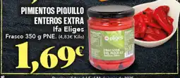 Gadis IFA ELIGES Pimientos piquillo enteros extra oferta