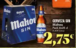 Gadis MAHOU Cerveza sin oferta