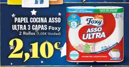 Gadis FOXY Papel cocina asso ultra 3 capas oferta