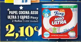 Gadis FOXY Papel cocina asso ultra 3 capas oferta