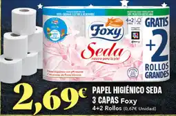 Gadis FOXY Papel higienico seda 3 capas oferta