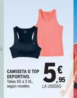 E.Leclerc Camiseta o top deportivo oferta