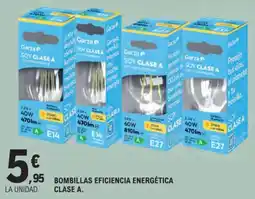 E.Leclerc Bombillas eficiencia energética clase a oferta