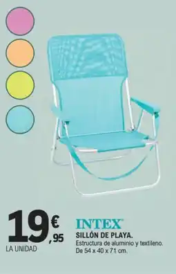 E.Leclerc INTEX Sillón de playa oferta