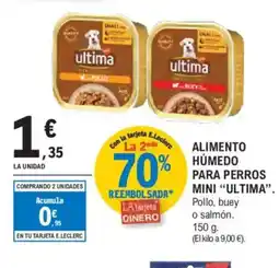 E.Leclerc ULTIMA Alimento húmedo para perros oferta