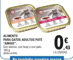 E.Leclerc AMIGO Alimento para gatos adultos pate oferta