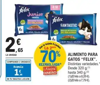 E.Leclerc FELIX Alimento para gatos oferta