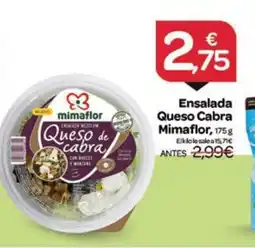 Supermercados El Jamón MIMAFLOR Ensalada Queso Cabra oferta