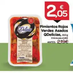 Supermercados El Jamón QDELICIAS Pimientos Rojos Verdes Asaaados oferta