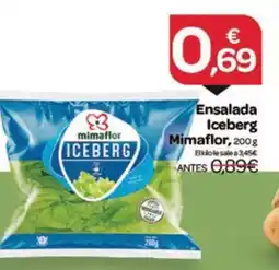 Supermercados El Jamón MIMAFLOR Ensalada Iceberg oferta