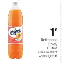 Supermercados El Jamón ENJOY Refrescos oferta