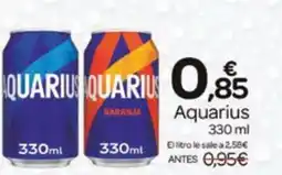 Supermercados El Jamón AQUARIUS oferta