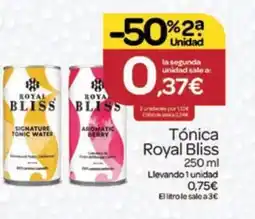 Supermercados El Jamón ROYAL BLISS Tónica oferta