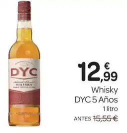 Supermercados El Jamón DYC Whisky oferta