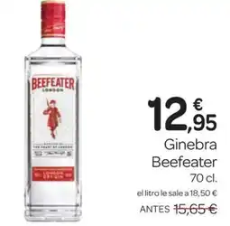 Supermercados El Jamón BEEFEATER Ginebra oferta