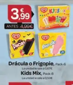Supermercados El Jamón Drácula o Frigopie oferta