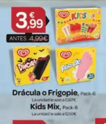 Supermercados El Jamón Drácula o Frigopie oferta